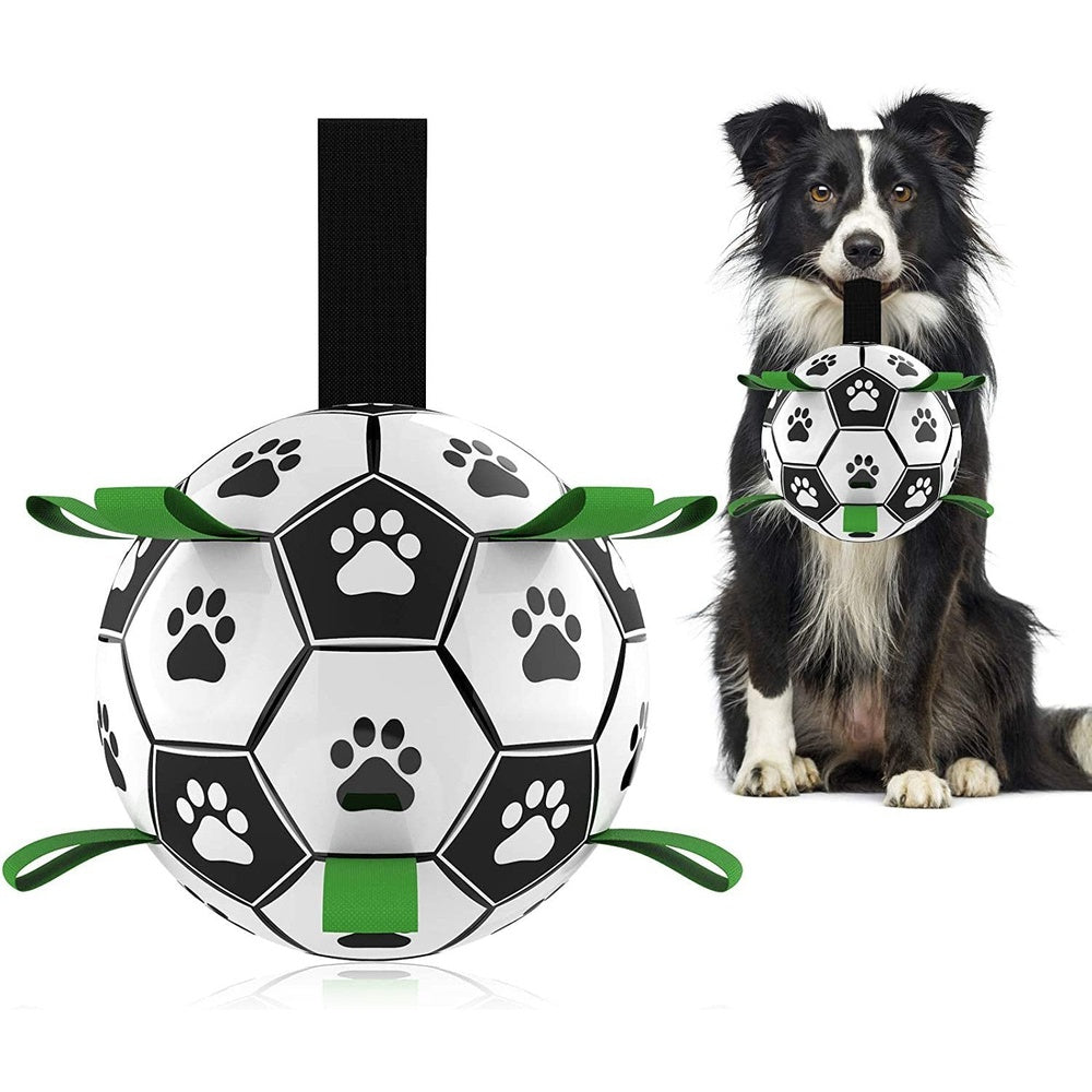 Dog Toys, Interactive Dog Football Toys with Grab Tabs, Durable Dog Balls for Small Medium Breed Dog Water Toy Indoor & Outdoor Clear Store