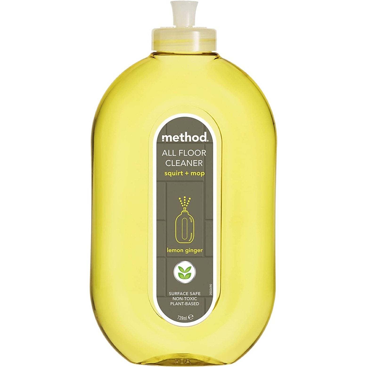 Floor Cleaner, Lemon Ginger, 739 Ml Clear Store