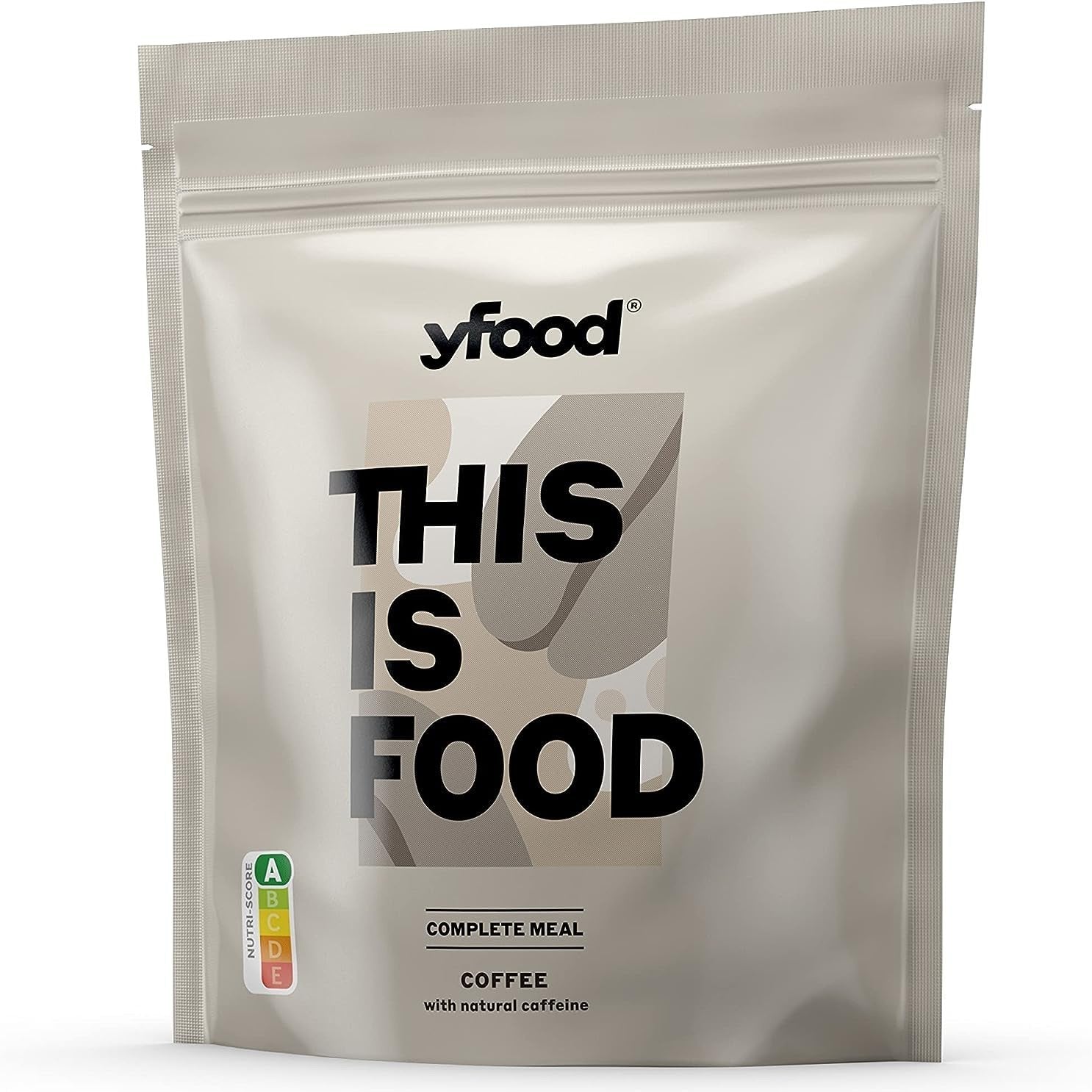 Yfood Powder Coffee, Protein Meal Replacement, THIS IS FOOD Powder, 25G of Protein, 17 Meals, 26 Vitamins & Minerals, 1,5Kg Pack