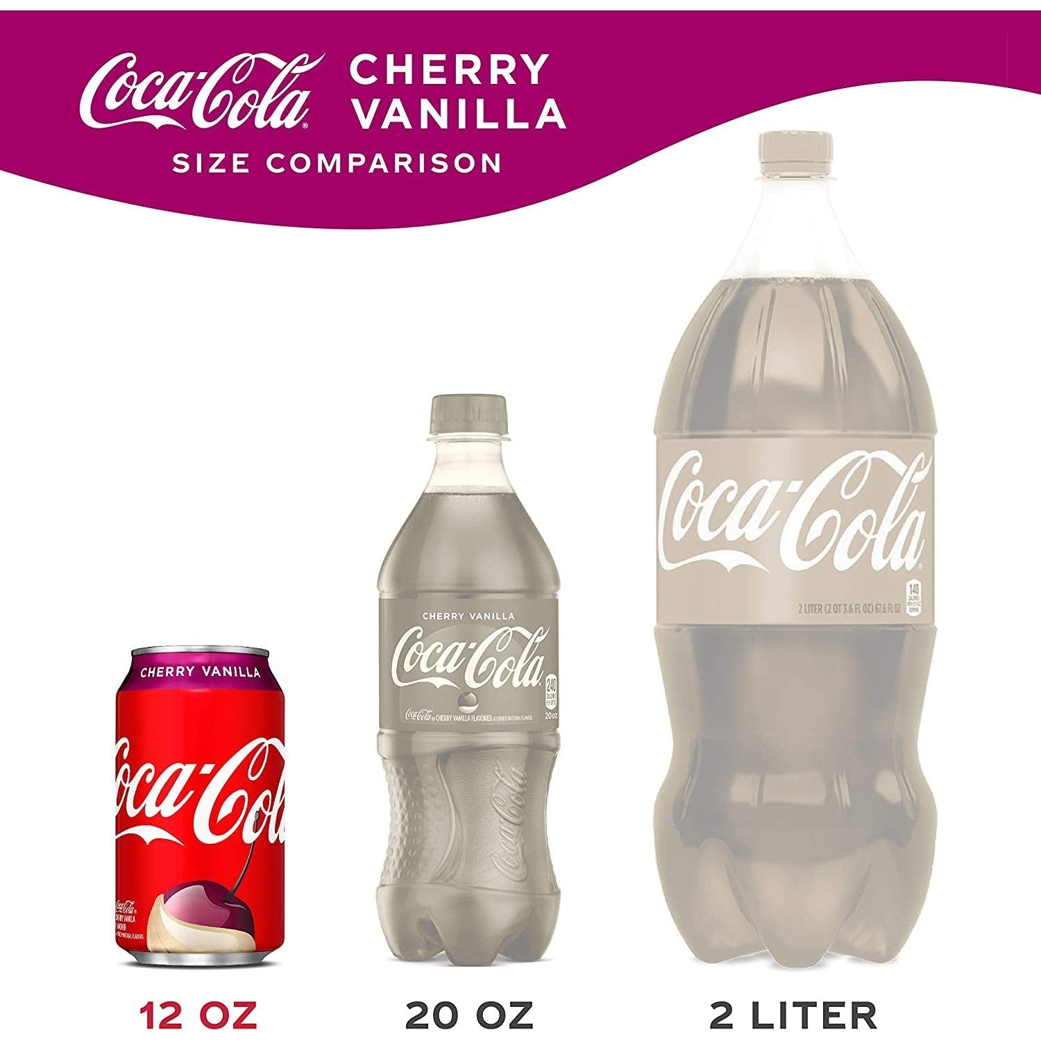 Cherry Vanilla Coke 355ml 12 Pack Clear Store