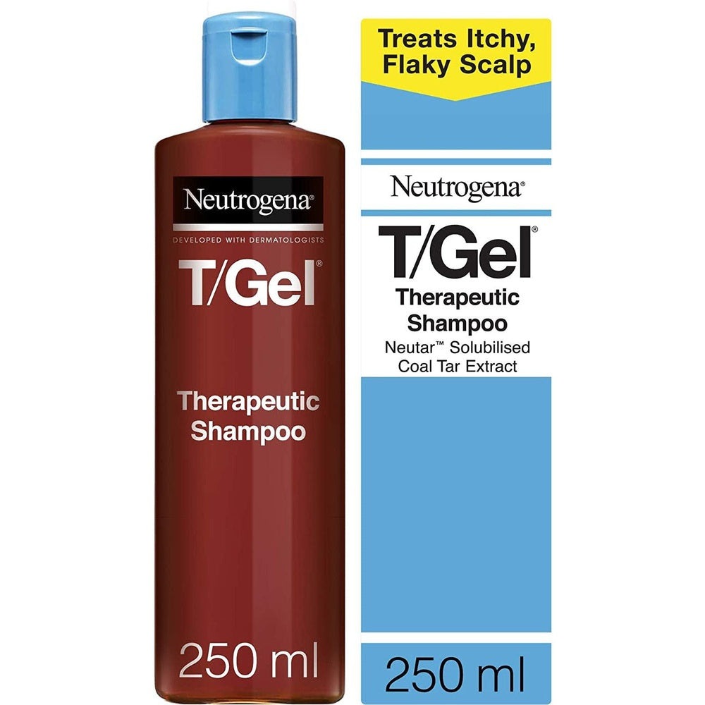 Neutrogena T/Gel Therapeutic Shampoo Treatment for Itchy Scalp and Dandruff, Fresh Rain,250 Ml