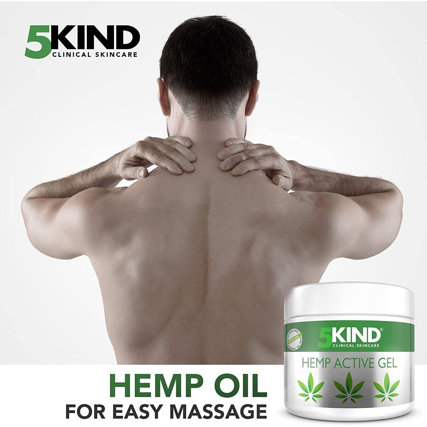 Hemp Active Gel 300ml, High Strength Hemp Oil Formula, Joint & Muscle, Back Pain Clear Store