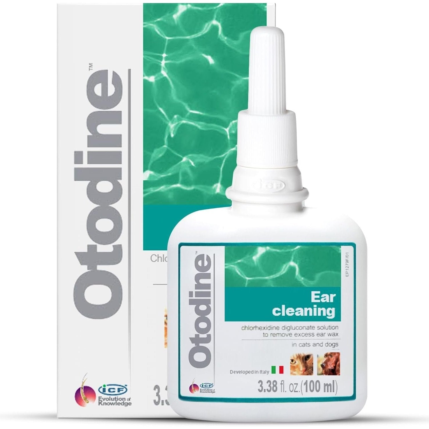 Otodine | Cat and Dog Ear Cleaner | Dog Ear Drops to Stop Wax Build Up, Head Shaking, Discomfort, Ear Odour & Scratching | Cat and Dog Ear Cleaning Solution | Dropper Bottle 100Ml