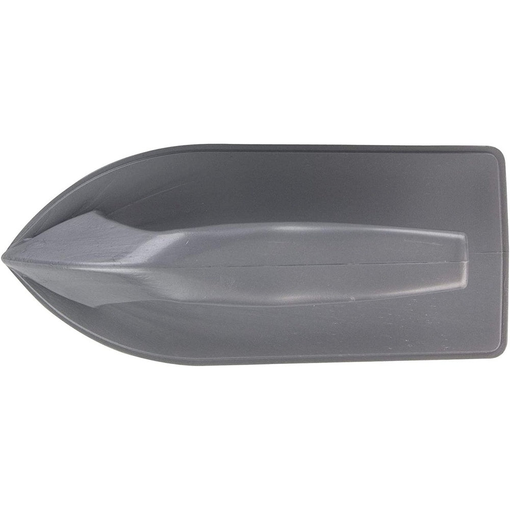 Iron Shaped Scrubbing Brush with Curved Grip Handle, Durable Hard Synthetic Plastic Fibres, Ergonomic Shape Ideal for Deep Cleaning, BPA Free in a Silver Colour Clear Store