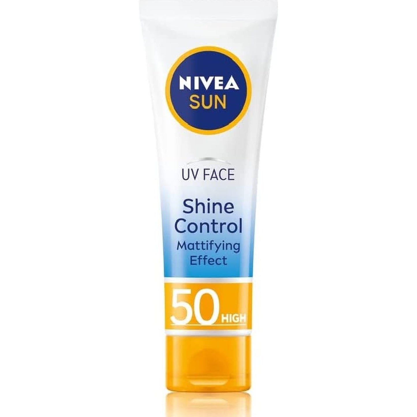 NIVEA UV Face Shine Control SPF50 (50Ml), Face Sun Cream, UV Face Cream, Moisturising Cream with SPF50 for Daily Use, Sunscreen for Immediate UVA/UVB Protection