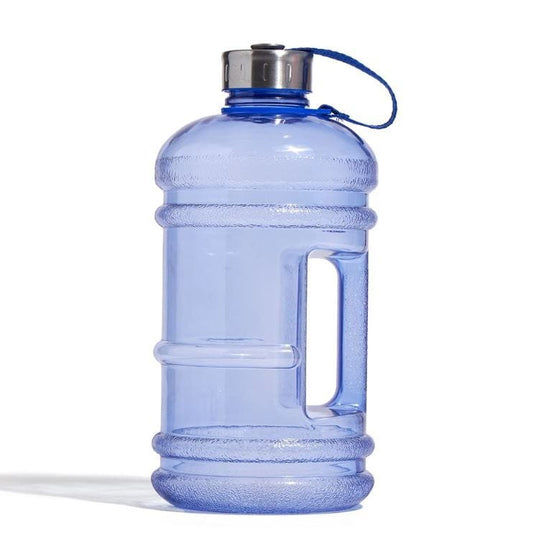 X-Tone:Water Bottle with Handle 2.2l - Blue Clear Store