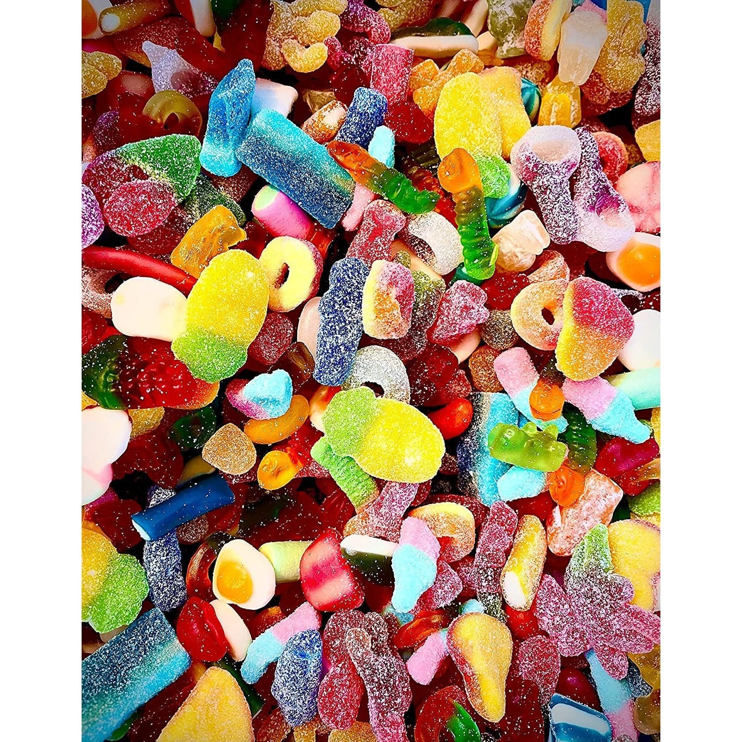 Pick & Mix Sweets 900G Resealable Pouch - Gummy, Jelly, Fizzy, Sour Pick N Mix from