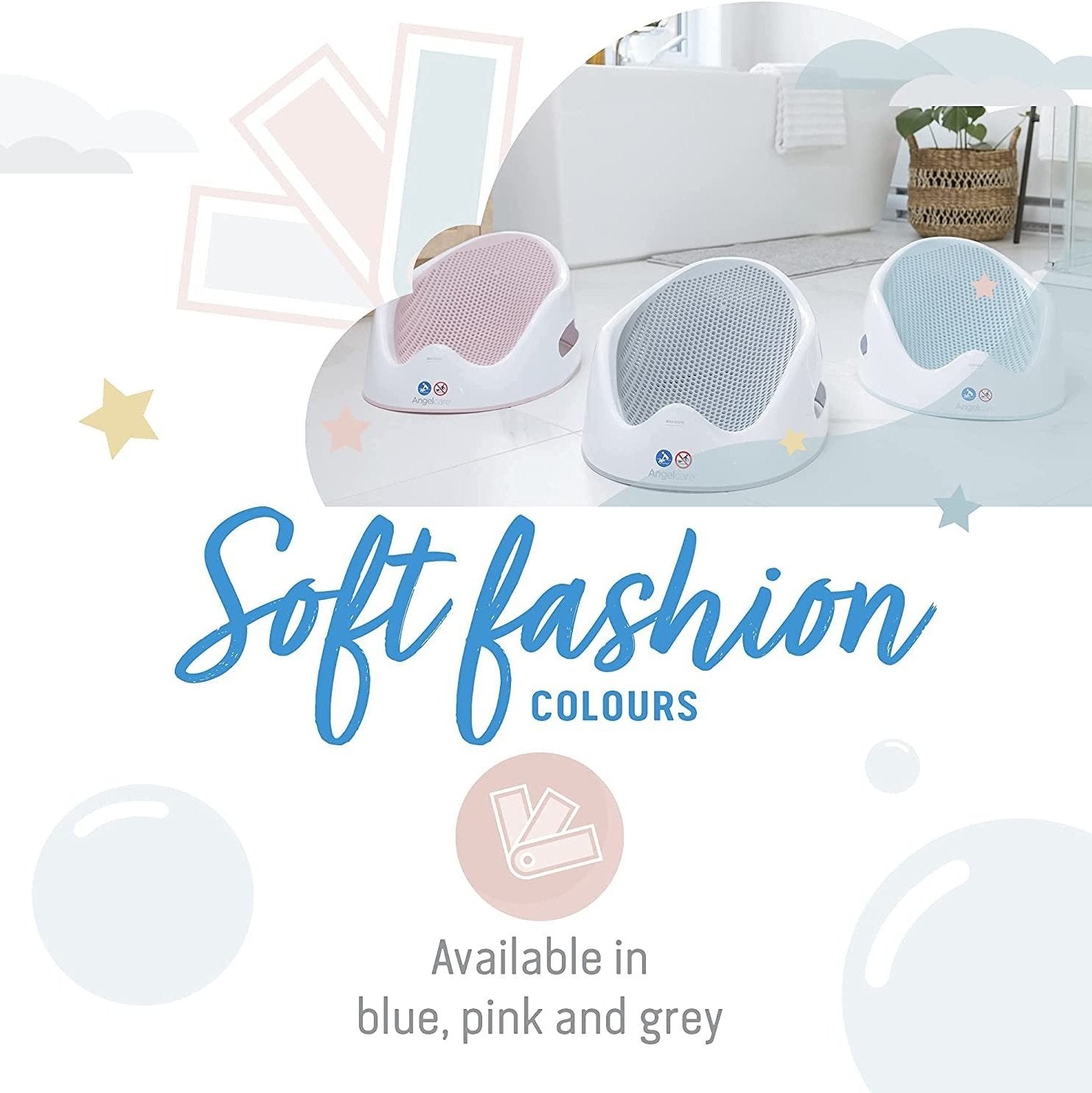 Baby Bath Support in Grey Clear Store