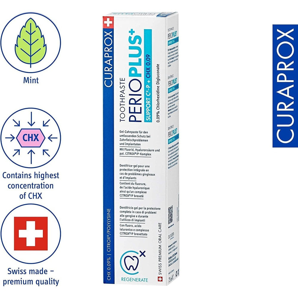 Perioplus Support Toothpaste, 75Ml - Gum Disease & Enamel Repair Toothpaste Clear Store