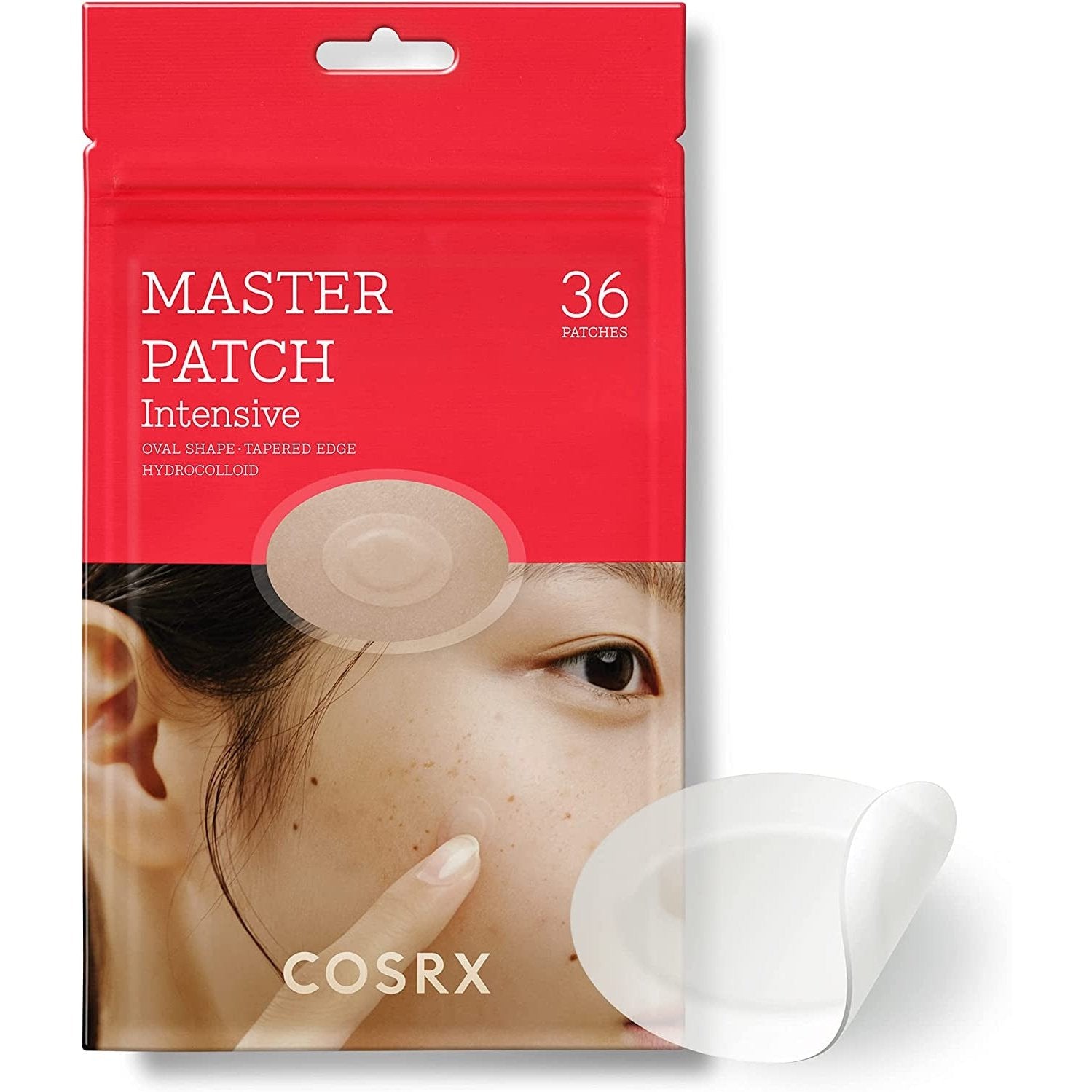 Master Pimple Patch Intensive 36 Patches Value Pack | Patch in 2 Sizes | Oval Hydrocolloid Pimple Patches with Tea Tree Oil Fot Spot, Zit, Pimple Treatment