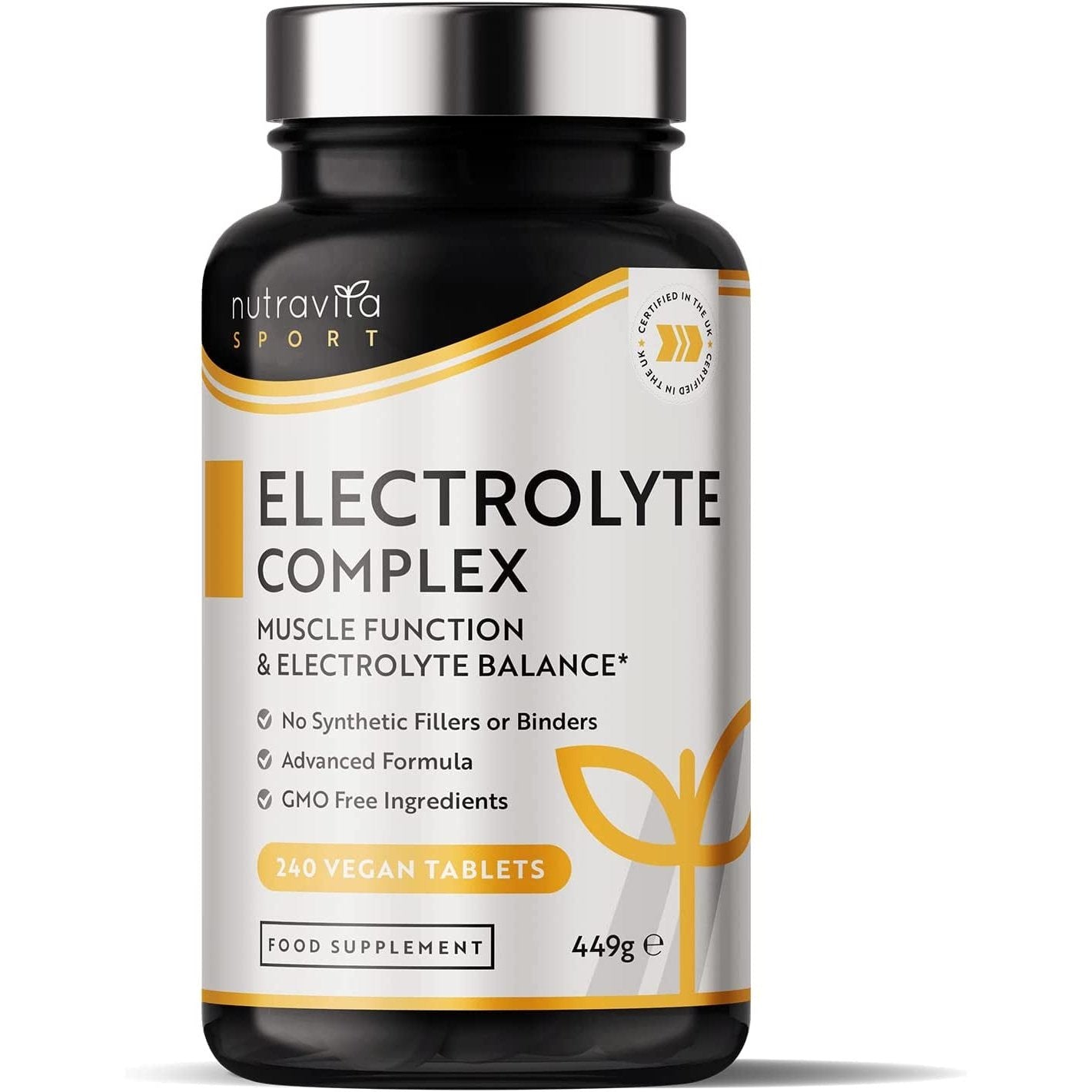 Electrolyte Complex - High Strength Tablets with Added Magnesium, Potassium & CalciumMuscle Function 240Tablets Clear Store