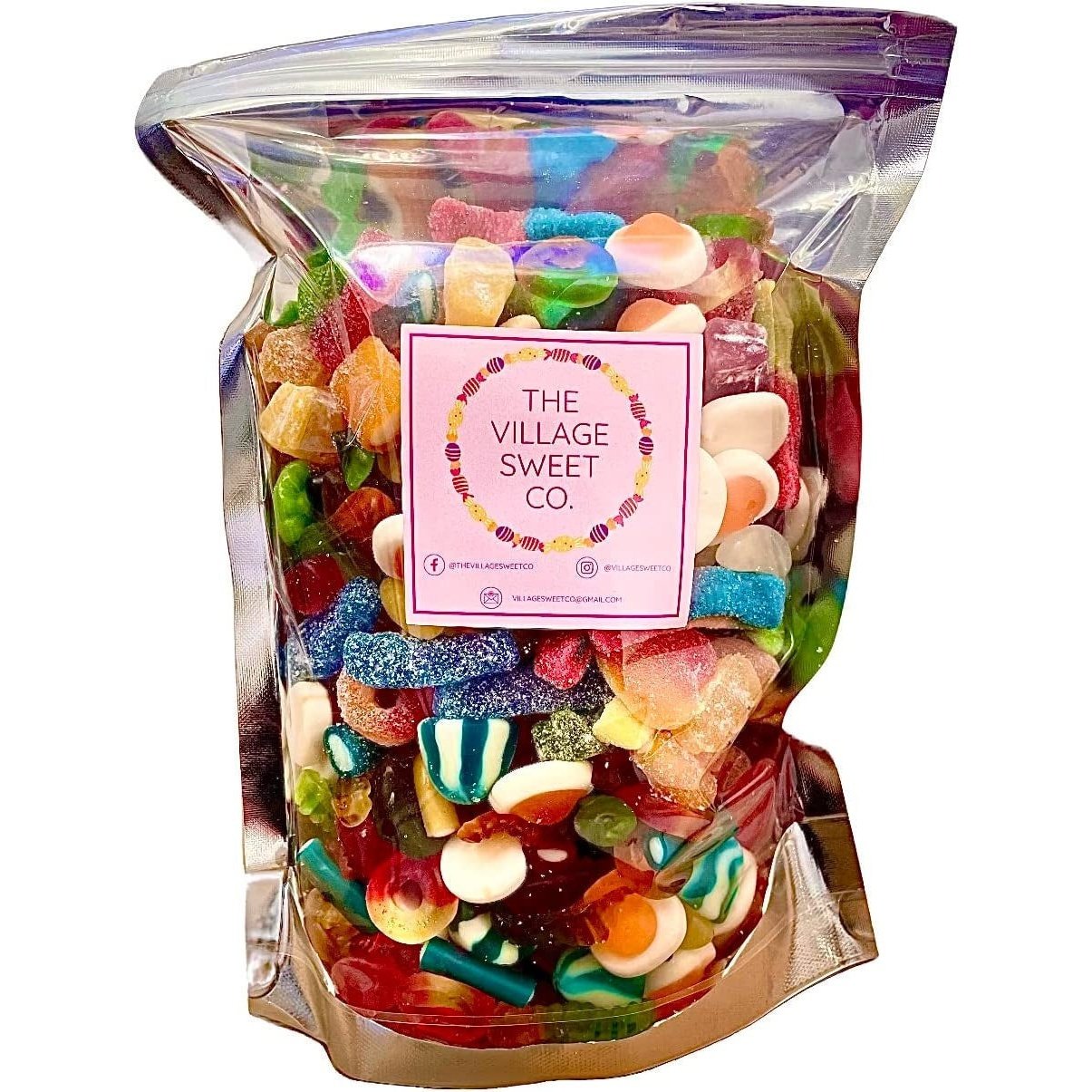 Pick & Mix Sweets 900G Resealable Pouch - Gummy, Jelly, Fizzy, Sour Pick N Mix from