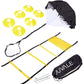 Agility Training Equipment with Ladder,Cones, Resistance Parachute Clear Store