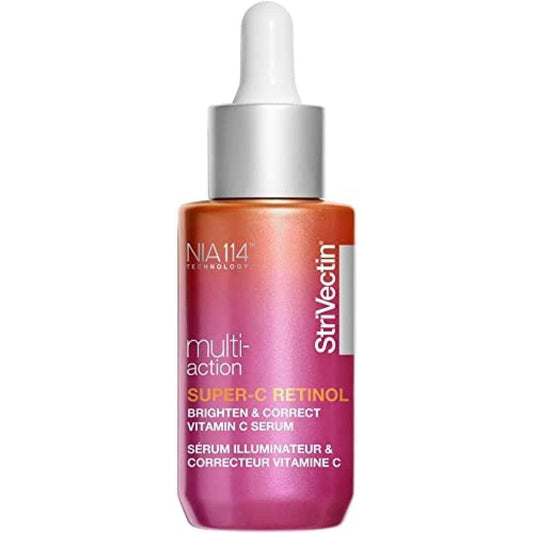 Multi-Action Super-C Retinol Brighten and Correct Vitamin C Serum for Unisex 1 Oz Serum Clear Store