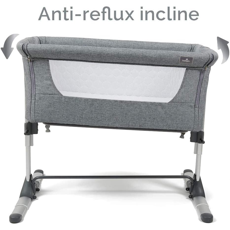 Snuggle Cuddle Co Sleeper, Slate Grey Clear Store