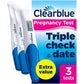 Pregnancy Test Ultra Early Triple-Check & Date Combo Pack, Results 6 Days Early (Visual Sticks) & Tells You How Many Weeks (Digital Stick), Kit of 3 Tests (1 Digital, 2 Visual)