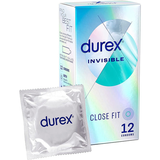 Durex Invisible Extra Sensitive Condoms - Pack of 12 Clear Store