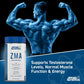 ZMA - Zinc, Magnesium, Vitamin B6 with Added KSM-66, Supports Testosterone Levels, Normal Muscle Function & Energy, Made in the UK (60 Capsules - 30 Servings)