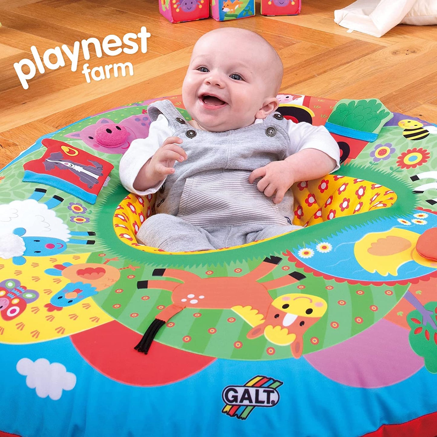 Toys, Playnest - Farm, Sit Me up Baby Seat, Ages 0 Months Plus Clear Store