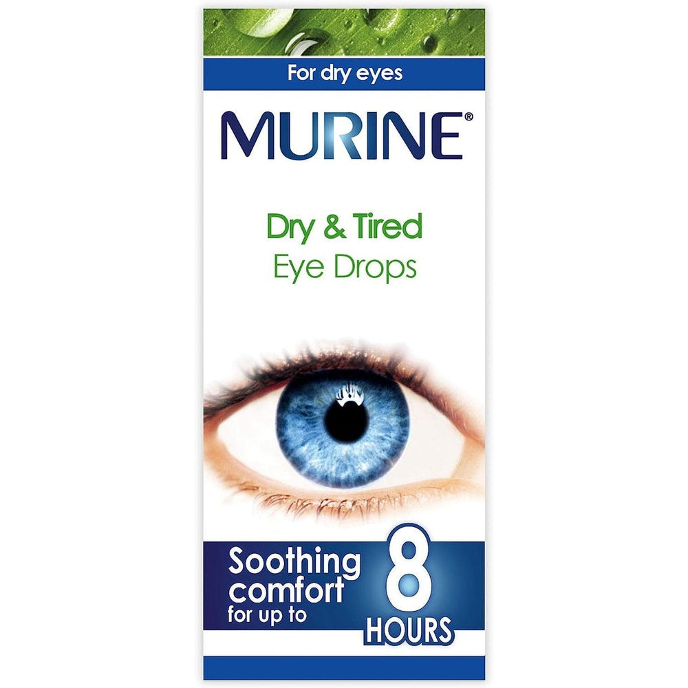 Dry & Tired Eye Drops to Help Refresh and Relieve the Feeling of Tired and Dry Eyes, 15 Ml (Pack of 1) Clear Store