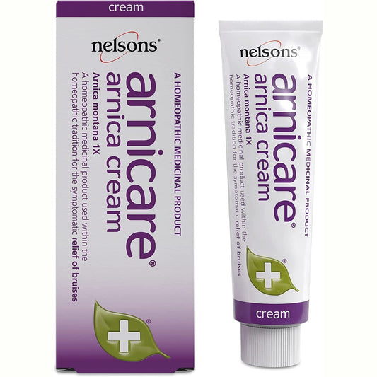 Nelsons Arnicare Cream, Homeopathic Remedies, for Bruise Relief the Elderly & Children, 50 Grams Clear Store