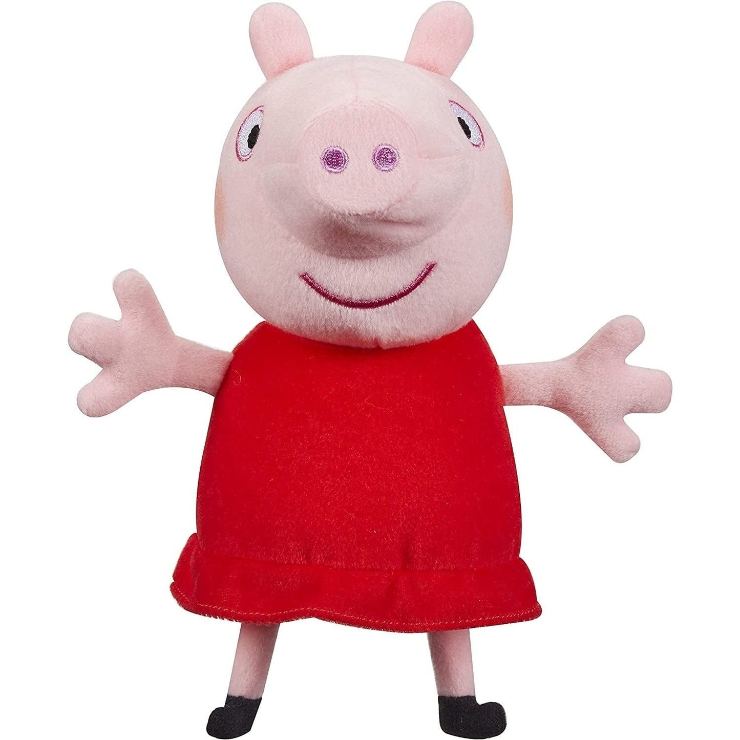 Peppa Pig Giggle and Snort Soft Toy, Squeeze Peppa’S Tummy, Classic Peppa Pig Styling, 20cm Tall Clear Store