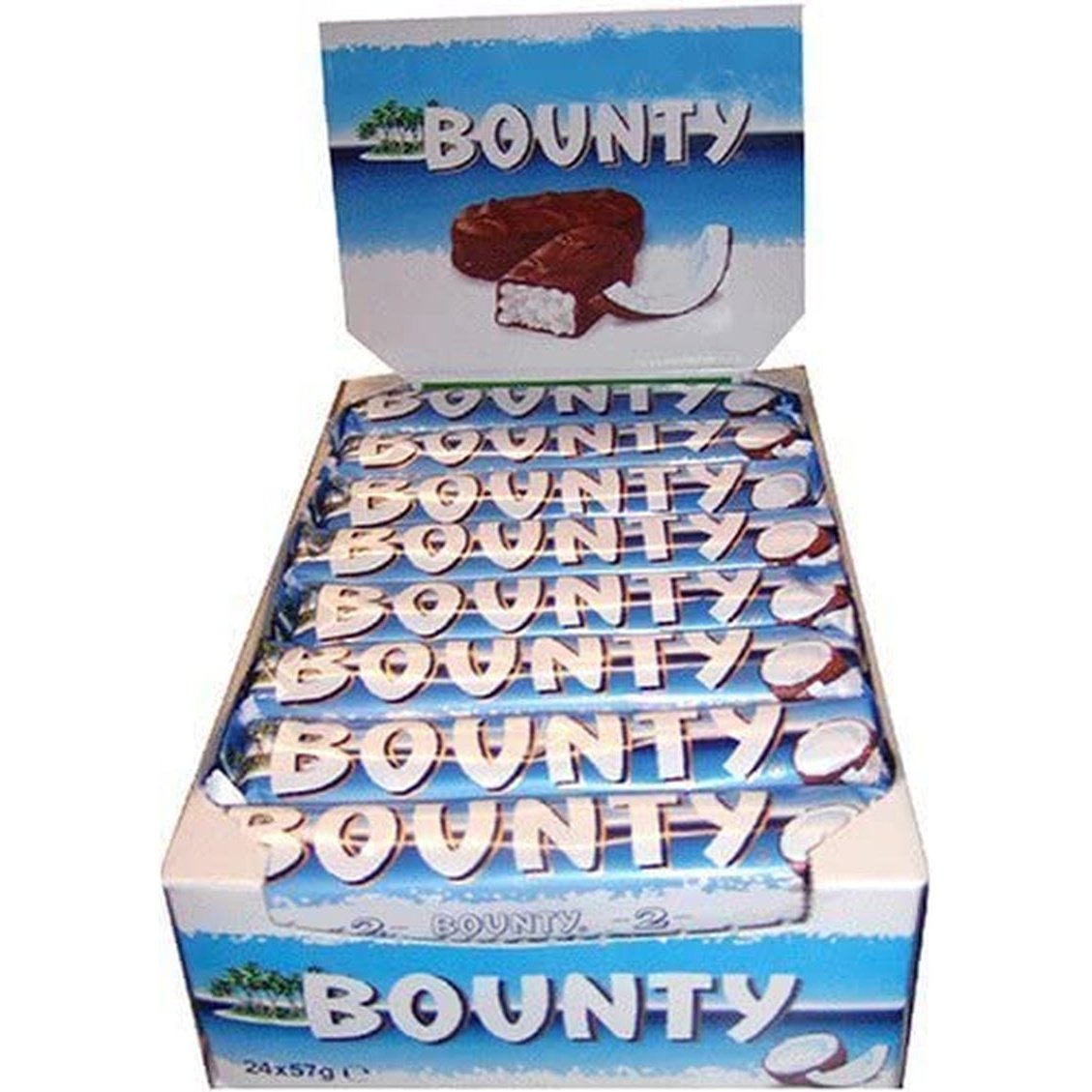 Mars Bounty Milk Chocolate Case of 24 X 57G Clear Store