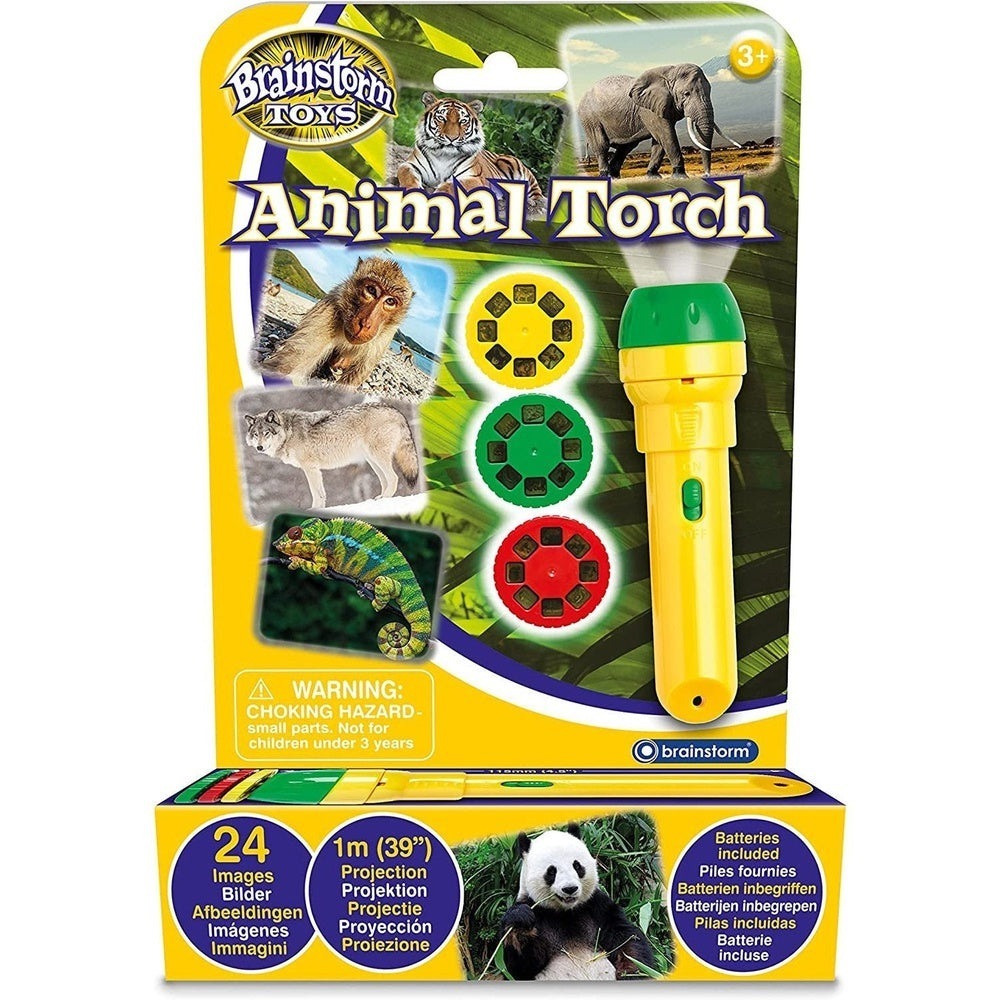 Brainstorm Toys Animal Torch and Projector Clear Store