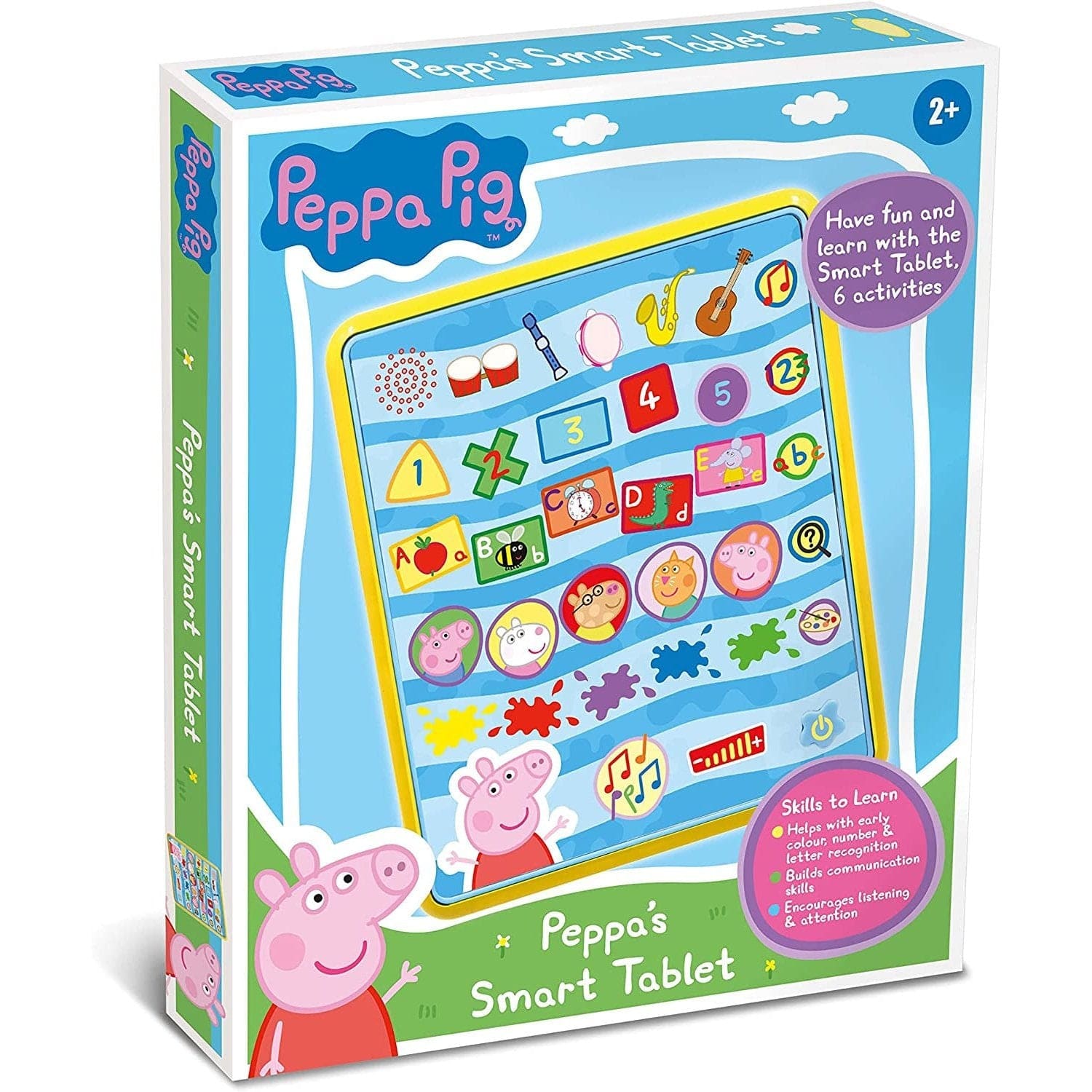 Peppa Pig Smart Tablet Toy for Kids , Multi Learning & Child Development 2+ Years Clear Store