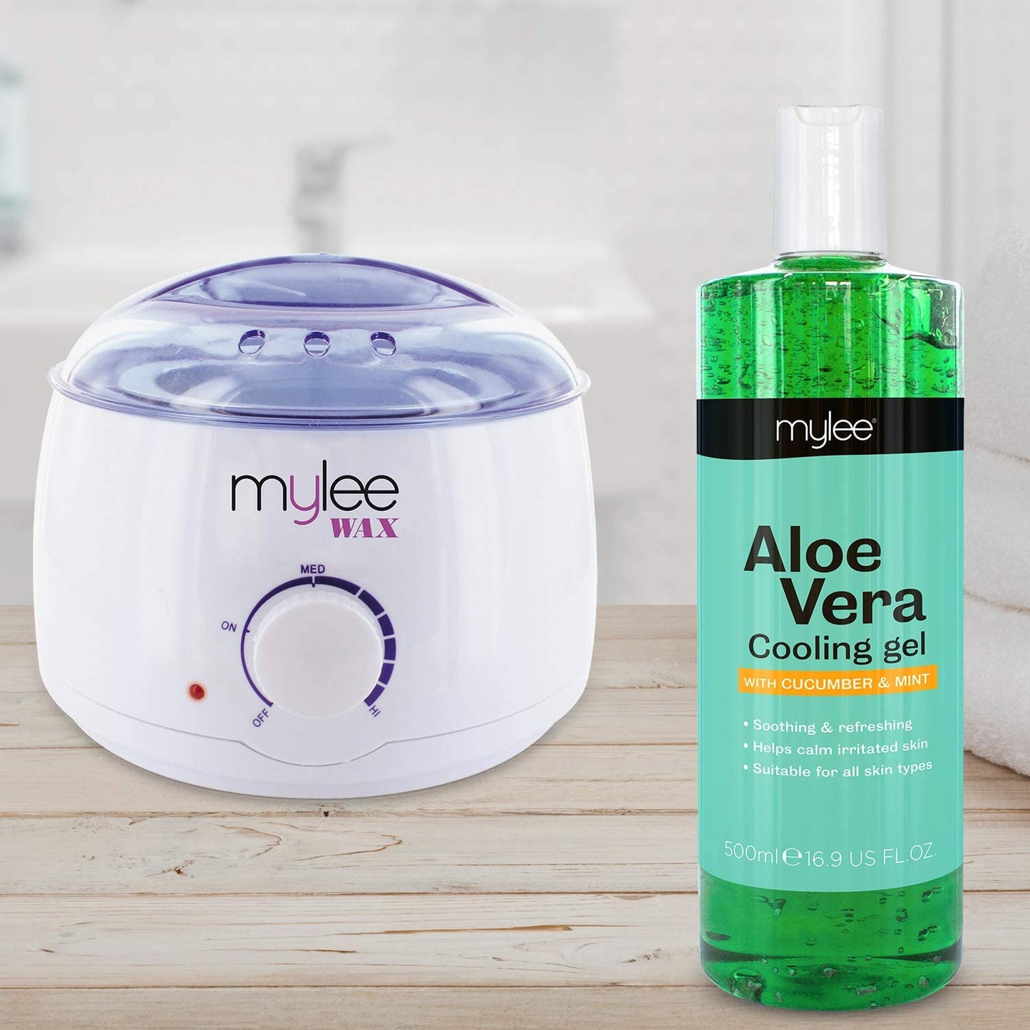 Pure Aloe Vera Soothing Gel after Care Waxing Hair Removal Depilation Wax Skin Treatment after Sun 500 Ml Clear Store