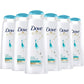 Dove Nutritive Solutions Daily Moisture 2 in 1 Shampoo and Conditioner for Dry,400 Ml Pack of 6 Clear Store