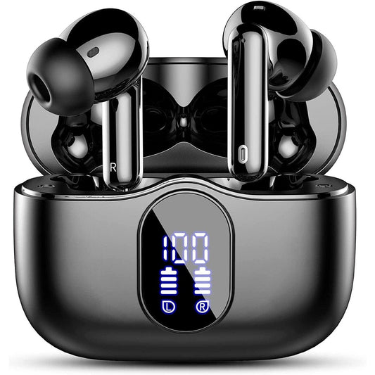 Wireless Earbuds Bluetooth 5.3 Headphones in Ear with 4 ENC Noise Cancelling Mi Bluetooth Earbuds Mini Deep Bass Stereo Sound Clear Store