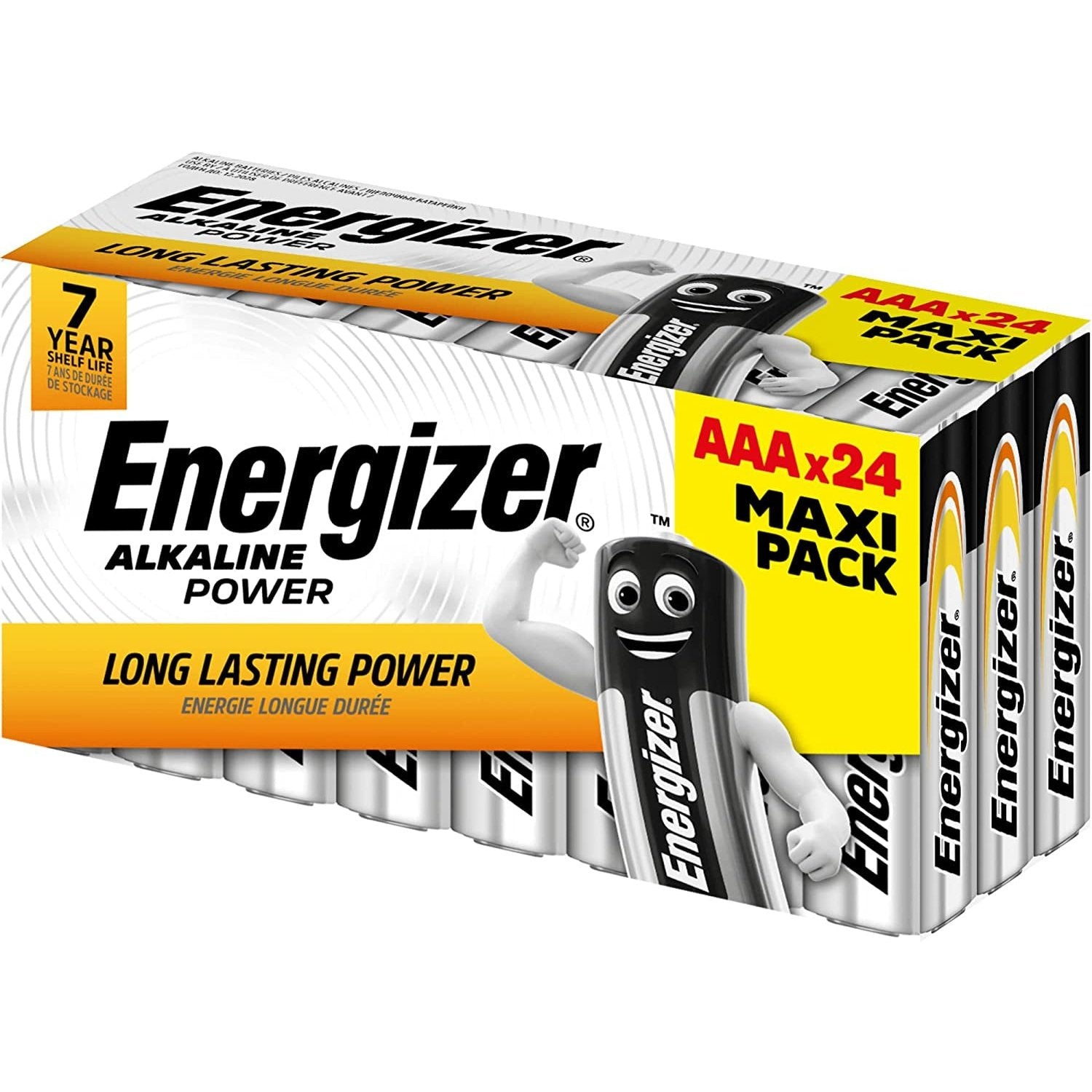 Alkaline Power AAA Batteries, 24 Pack