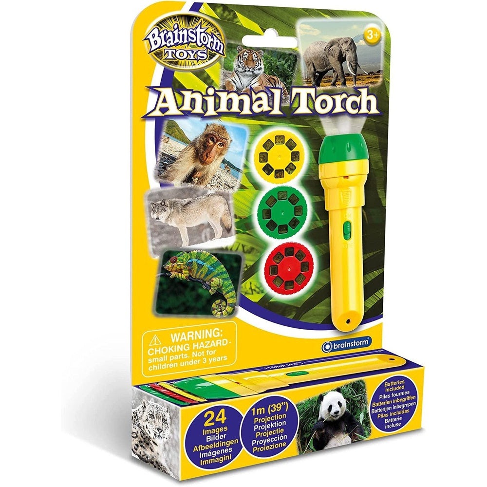 Brainstorm Toys Animal Torch and Projector Clear Store