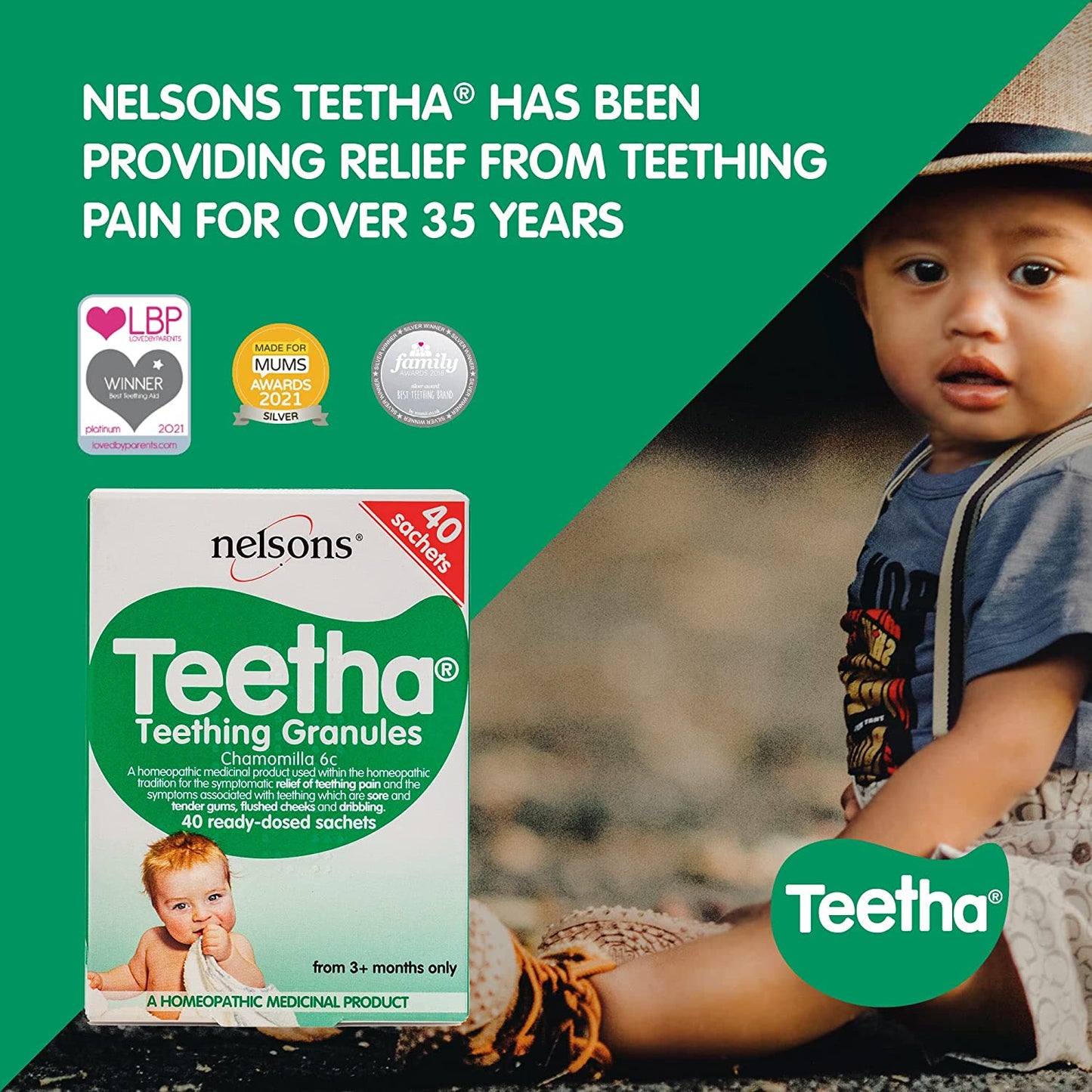 Baby Teetha Teething Granules 40 Sachets Clear Store