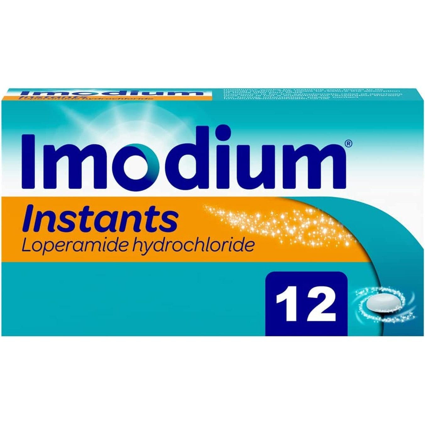 Instants for on the Go Diarrhoea Relief, 12 Tablets (Pack of 1) Clear Store