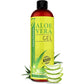 Organic Aloe Vera Gel with 100% Pure Aloe from Freshly Cut Aloe - NO ACRYLATES & CROSSPOLYMERS, so It Absorbs Rapidly with No Sticky Residue - Big 355 Ml / 12 Fl Oz