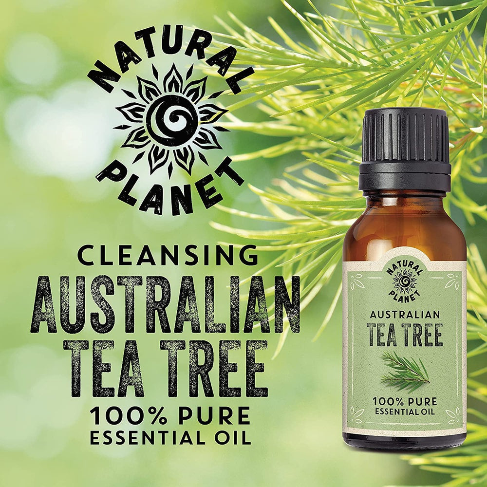 Natural Australian Tea Tree Essential Oil 100% Pure & Undiluted 15ML for Skin, Hair, Face & Nails Therapeutic Grade Pure, Undiluted & Cruelty Free Clear Store