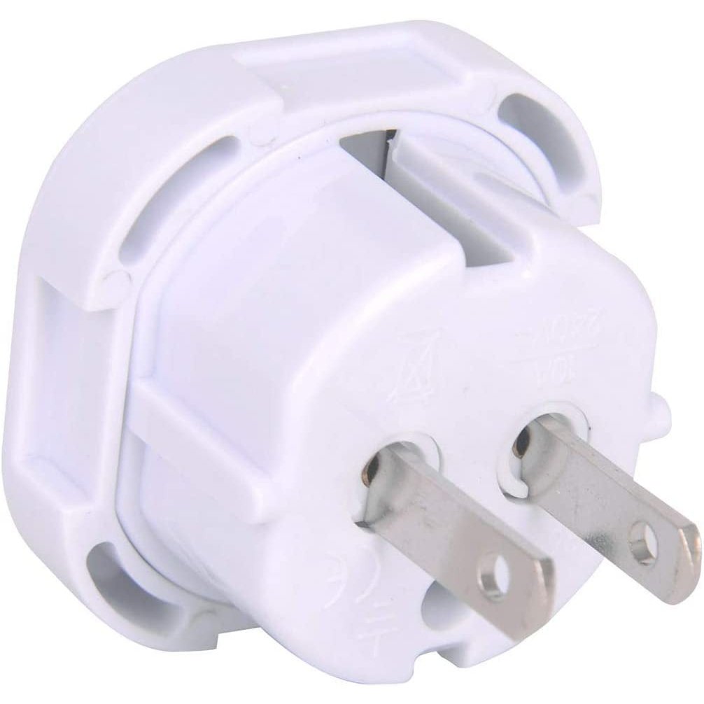 Travel Adapter INIBUD UK to USA America AU Australia New Zealand Travel Adapter Pack of 5, White Clear Store