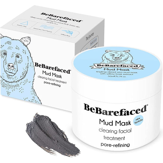 Bebarefaced Clay Mask, Moisturising Face Masks Skincare, Face Masks Beauty Clear Store