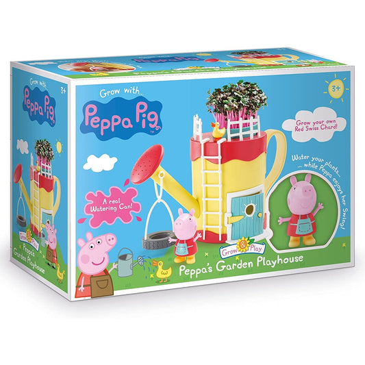 Peppa Pig PP201 Garden Playhouse Watering Can Grow & Play Set, Multicolor, 27.8 X 12.1 X 18.6 Cm