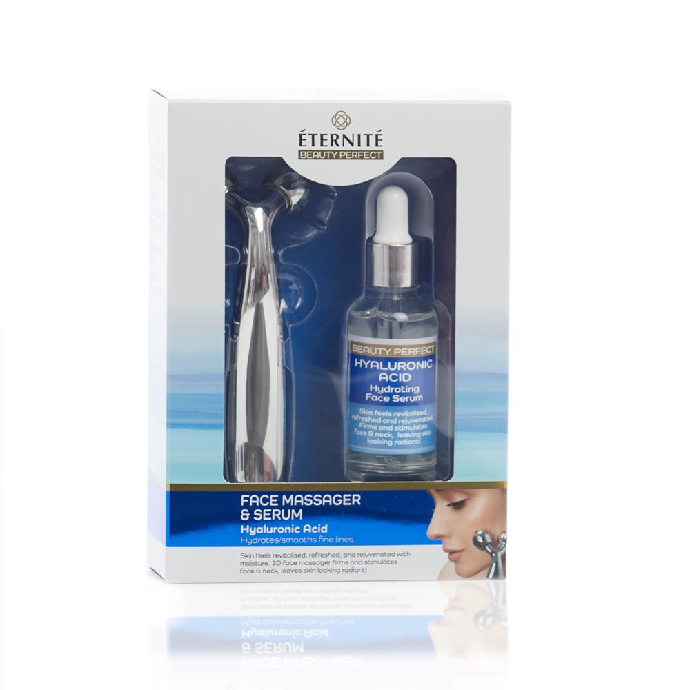 Eternite: Face Massager & Serum Gift Set Clear Store