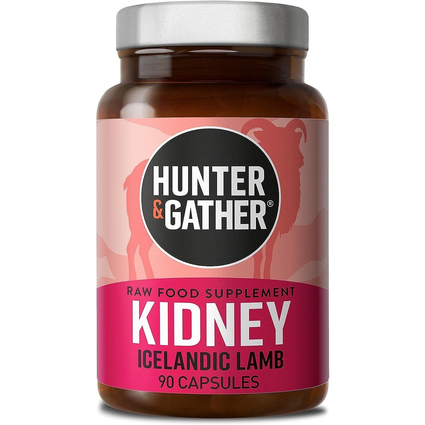 Nose to Tail Kidney 90 Capsules | Histamine Support DAO | Wild Grass Fed Icelandic Lamb Ancestral Inspired Supplements | Raw Freeze-Dried Lamb | No GMO Feeds, Antibiotics or Hormones