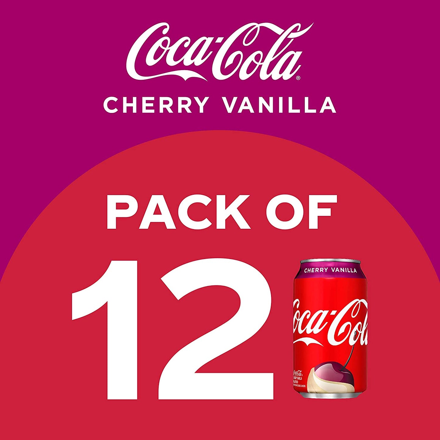 Cherry Vanilla Coke 355ml 12 Pack Clear Store