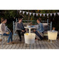 Keter Cool Bar Plastic Outdoor Ice Cooler Table Garden Furniture - Illuminated