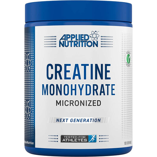 Creatine Monohydrate Micronized Powder, Increases Physical Performance 500g 100 Servings Clear Store