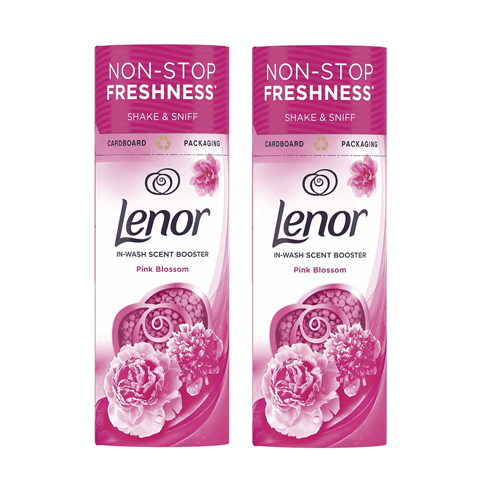 Lenor Unstoppables in Wash Scent Booster PINK BLOSSOM Pack of 2 176g Clear Store