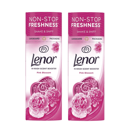 Lenor Unstoppables in Wash Scent Booster PINK BLOSSOM Pack of 2 176g Clear Store