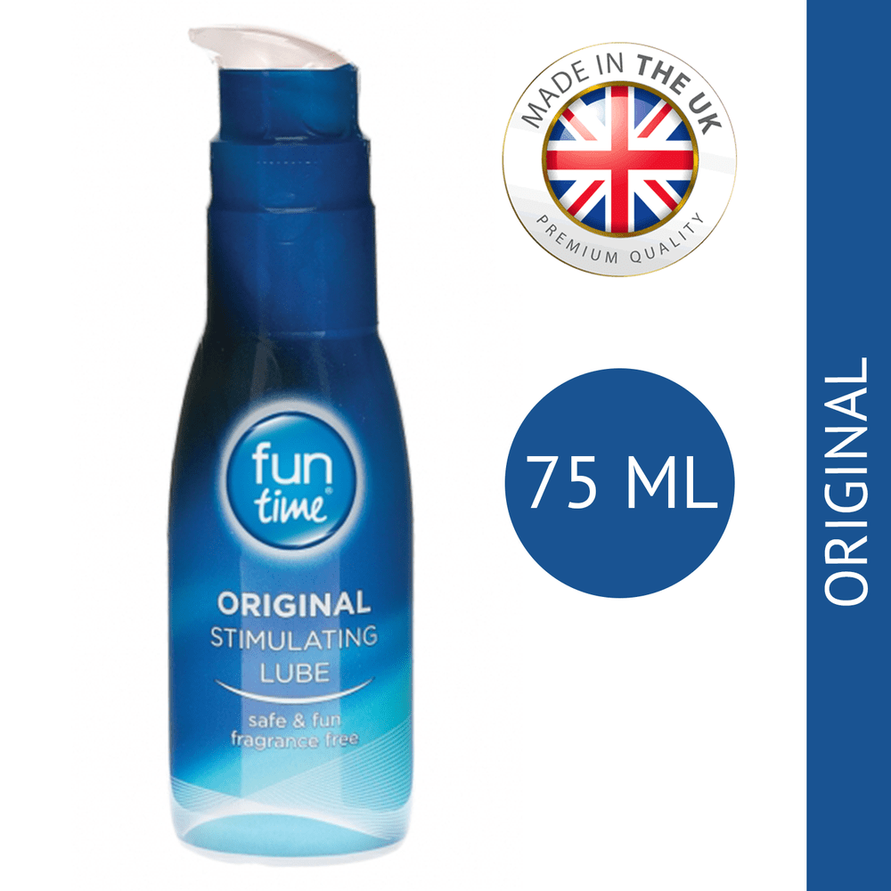 Fun Time Lube Intimate Lubrication Water Based 75ml Flavoured Original Clear Store