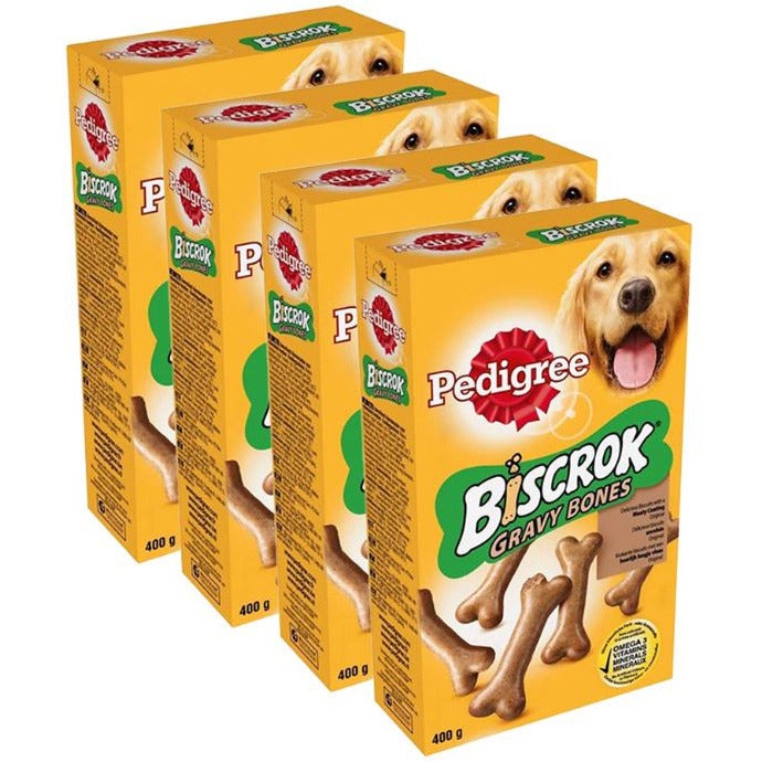 Pedigree Biscrok Gravy Bones 400g - Original (Case of 4) Clear Store